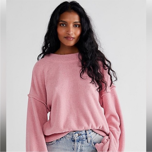 Free People Sweaters - Free People Beach Happy
Pullover Pink Size XS